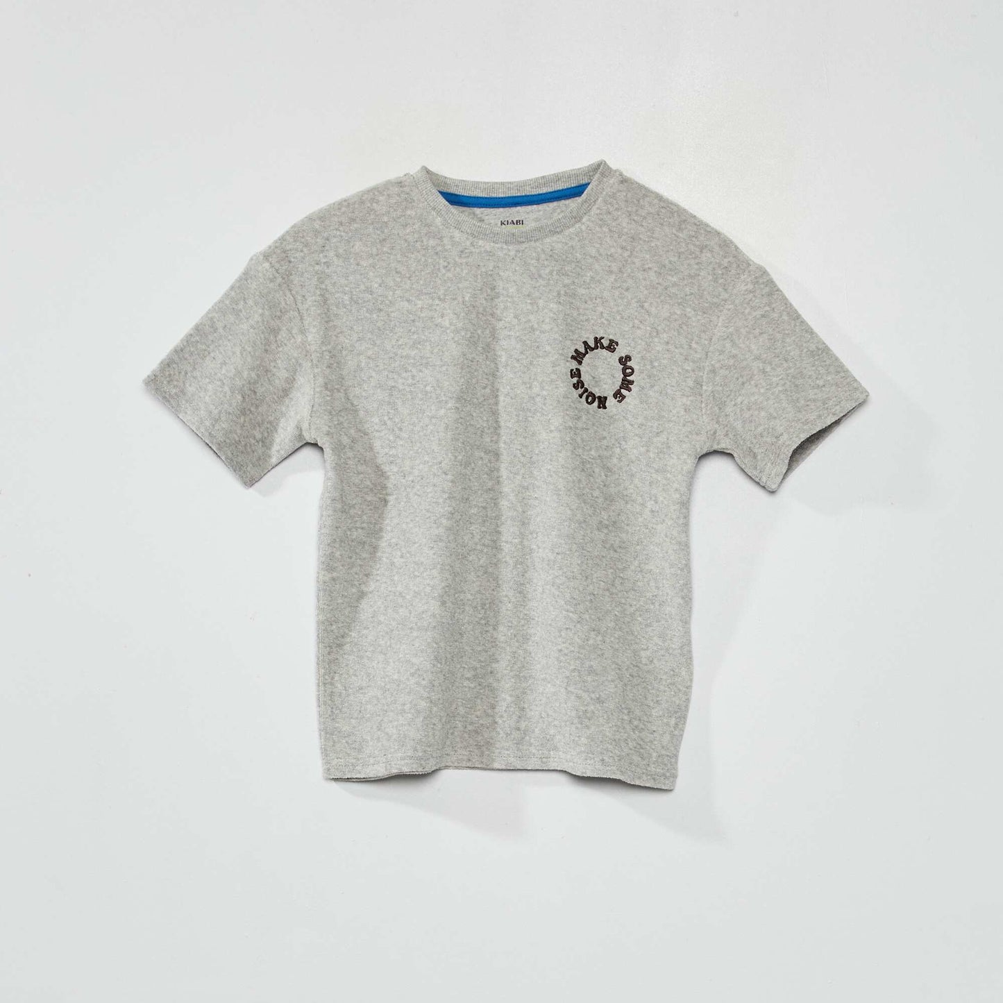 T-shirt en maille ponge Gris