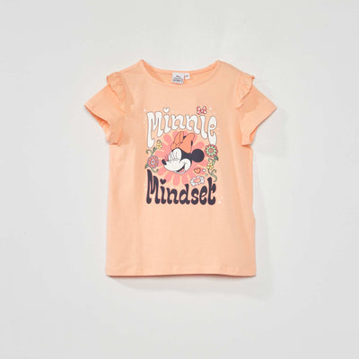 T-shirt en jersey manches courtes 'Minnie' Orange