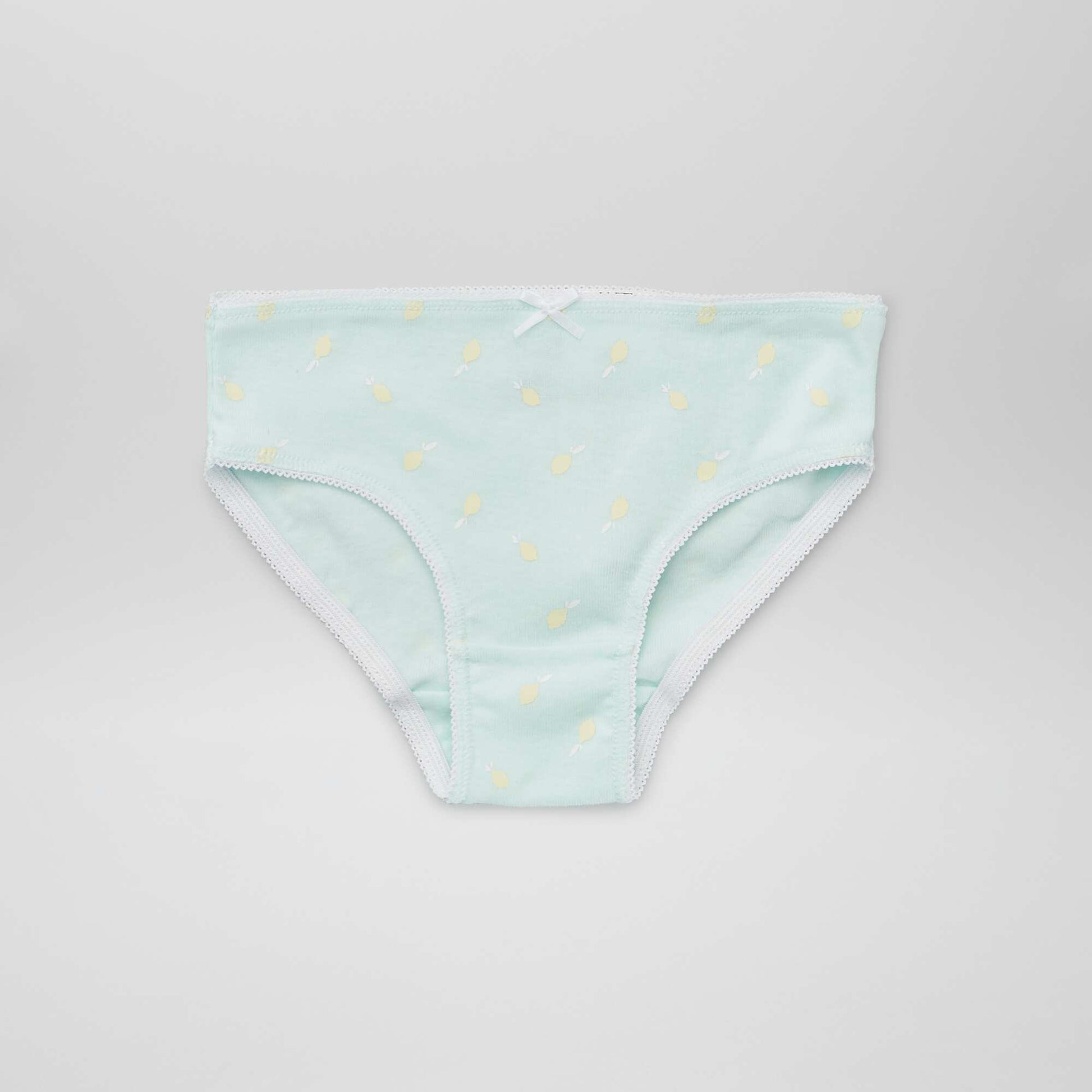 Lot de 3 culottes avec imprimé Blanc/vert/jaune