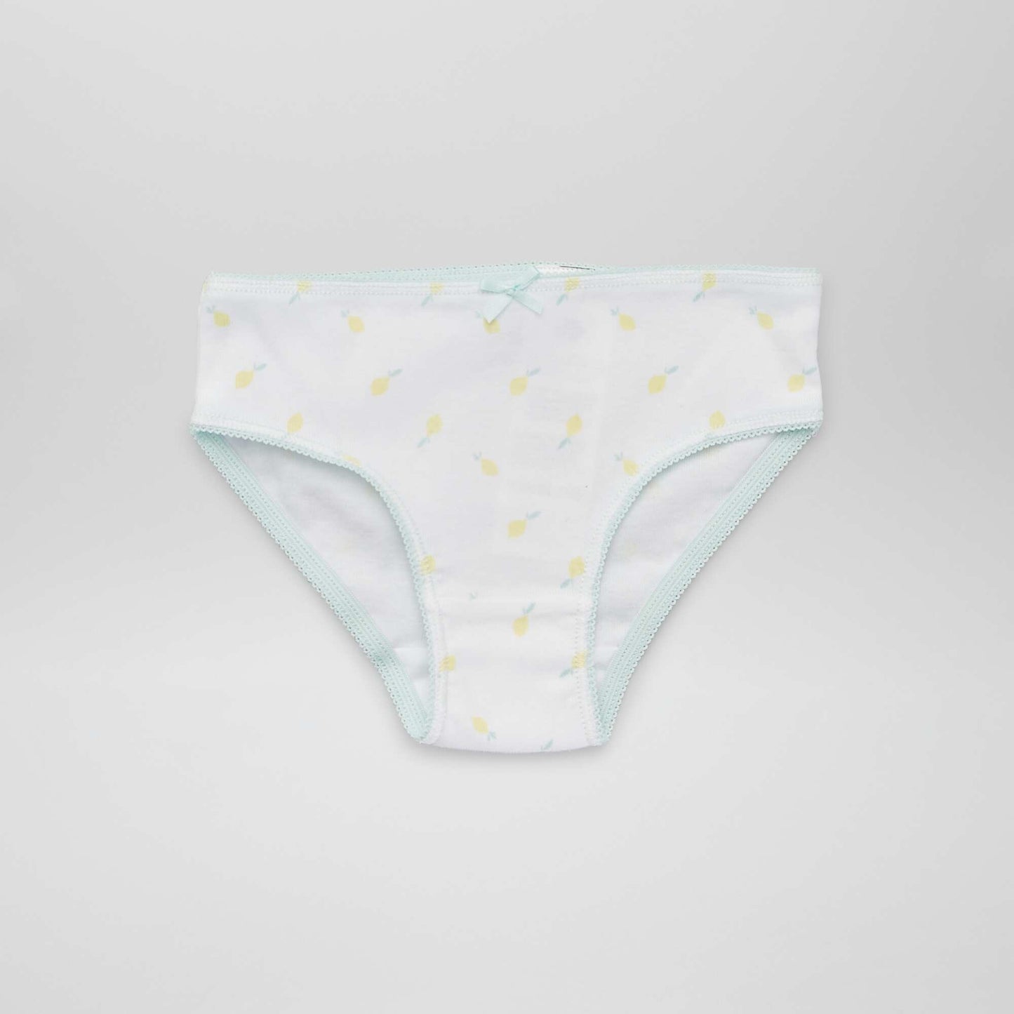 Lot de 3 culottes avec imprimé Blanc/vert/jaune