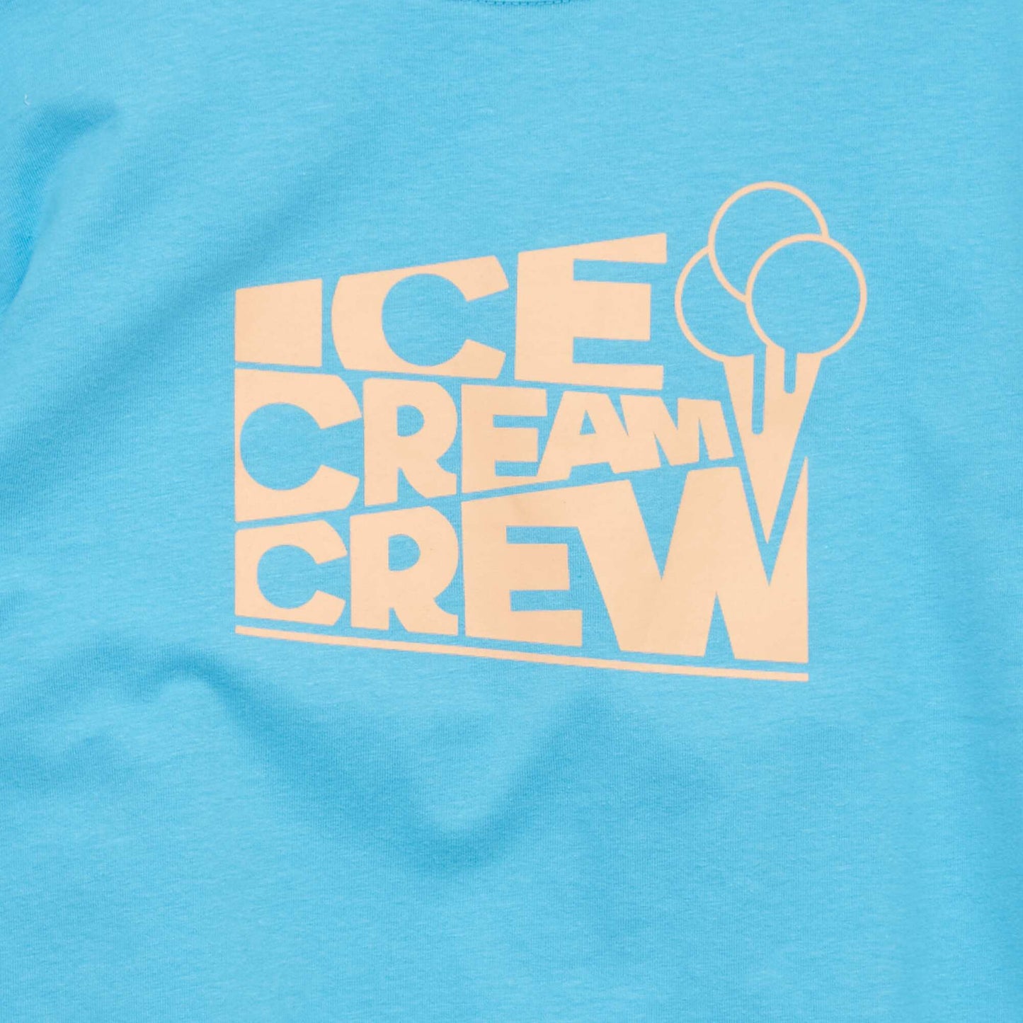 T-shirt en jersey avec imprim Bleu