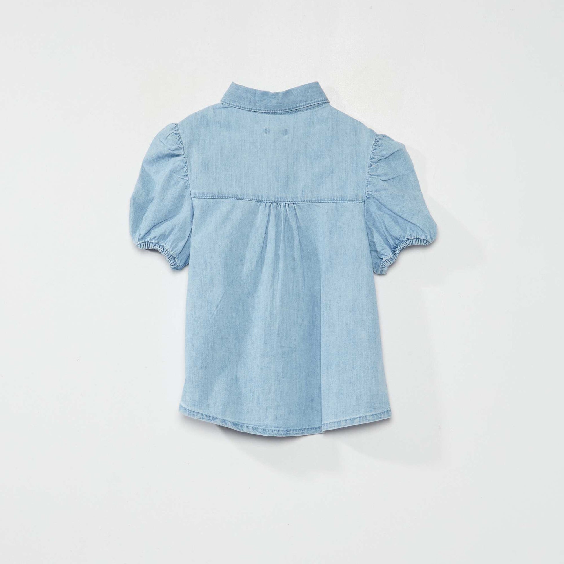 Chemisier en denim Bleu