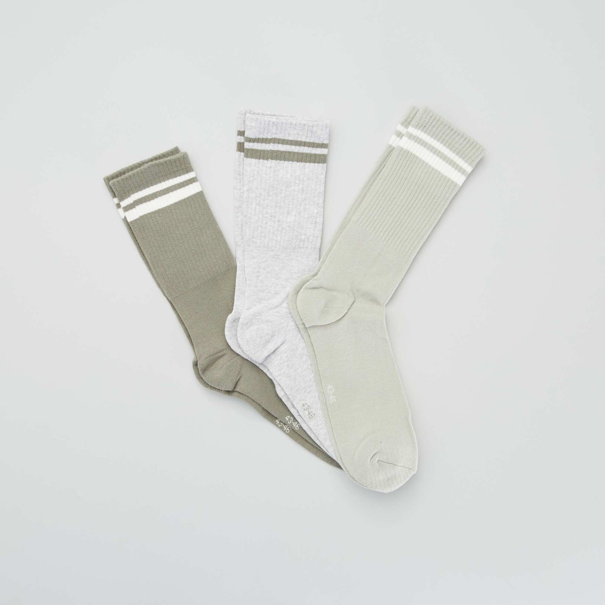 Lot de 3 paires de chaussettes c tel es Bleu