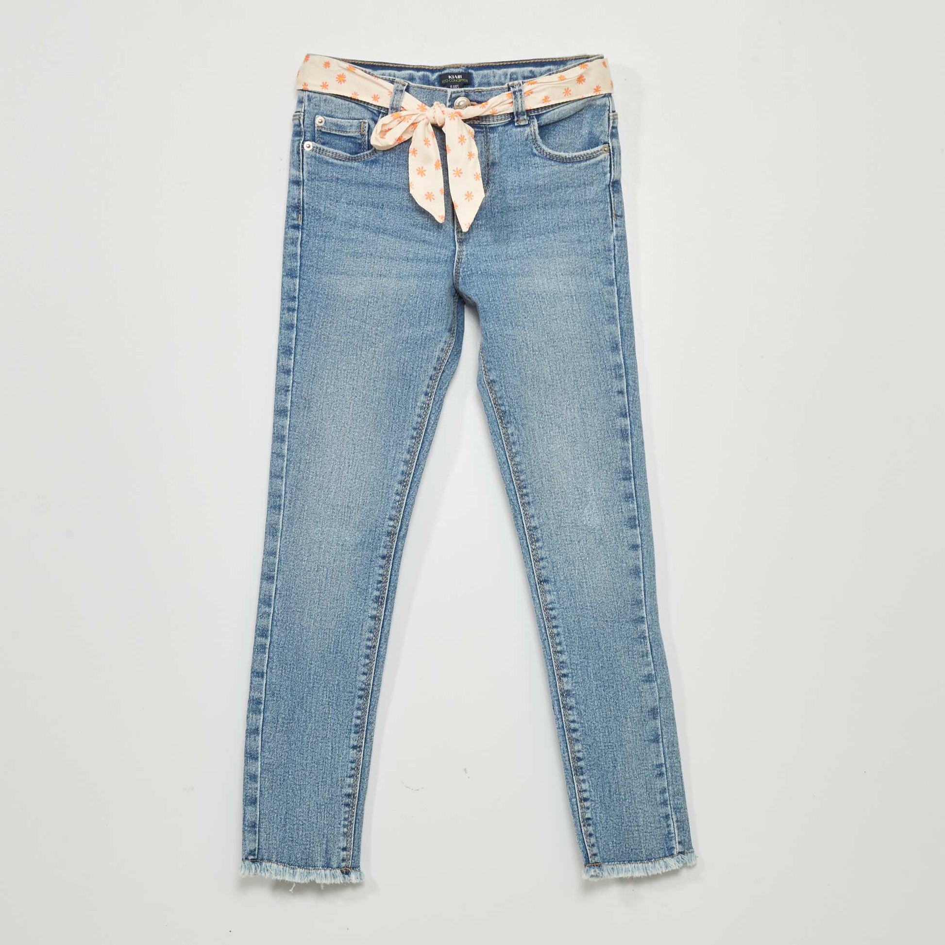 Jean coupe skinny Bleu