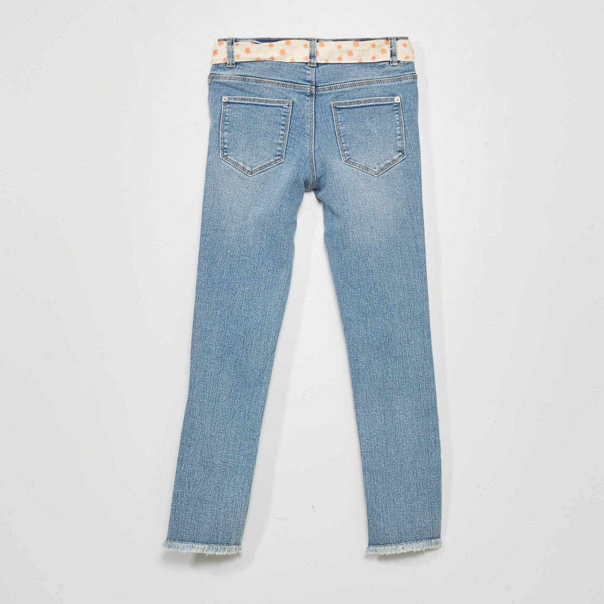 Jean coupe skinny Bleu