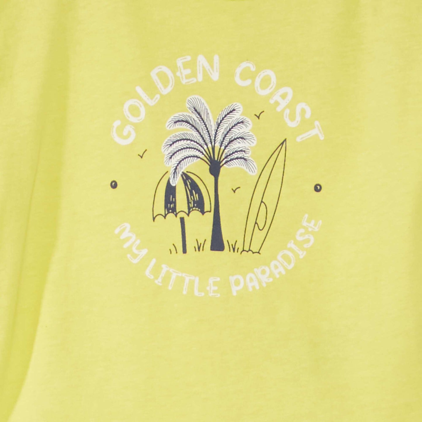 T-shirt imprim en jersey Jaune