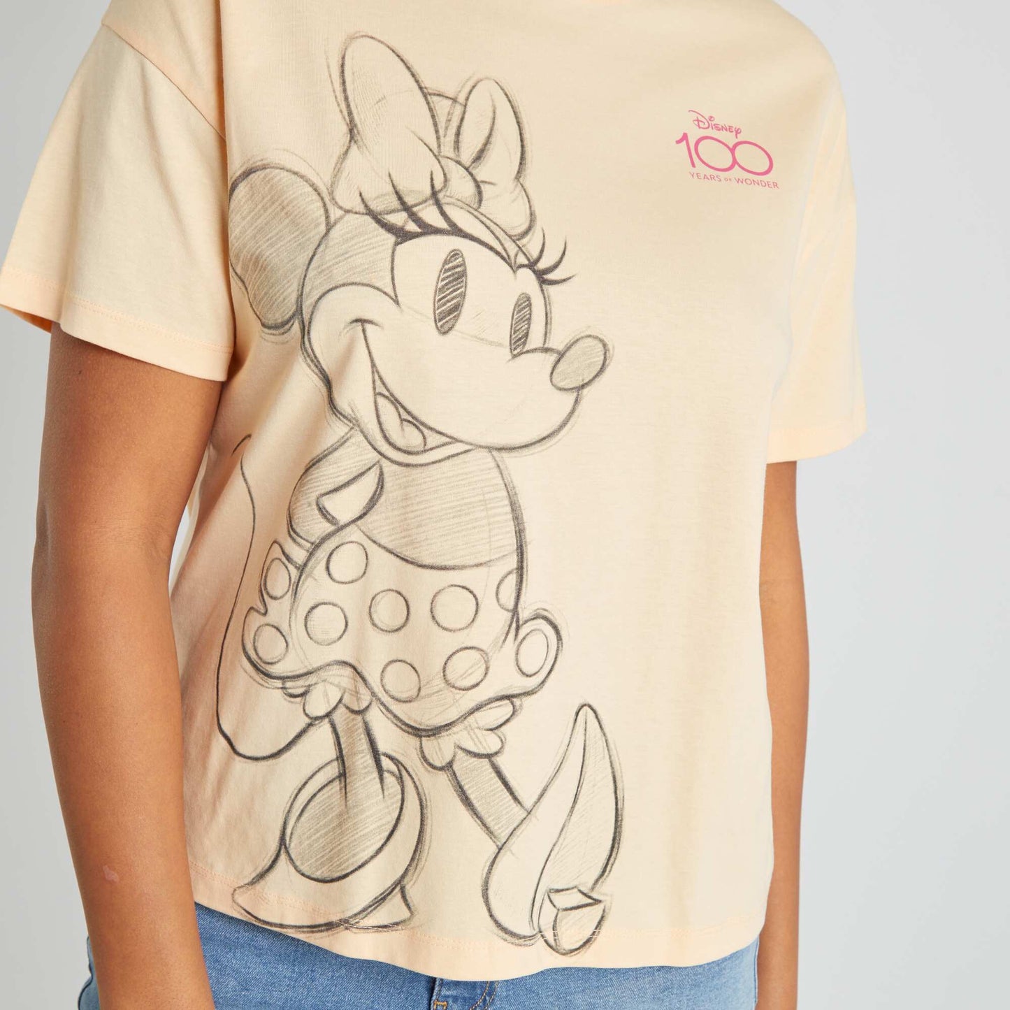 T-shirt en coton 'Disney' Orange