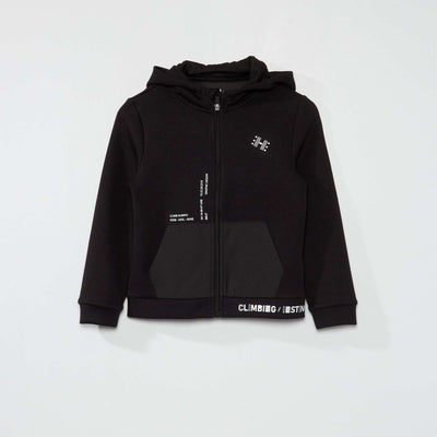 Sweat capuche Noir