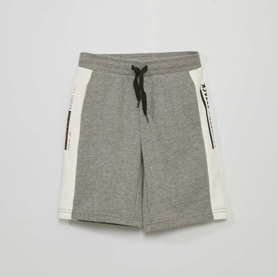 Short de sport en molleton Blanc