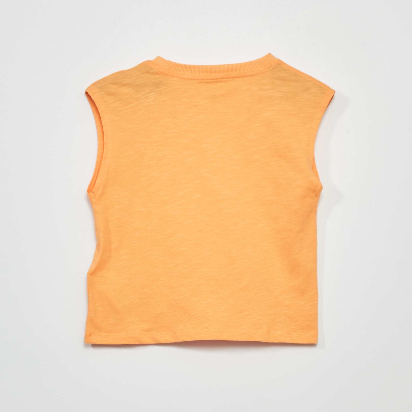 T-shirt en jersey avec sequins Orange