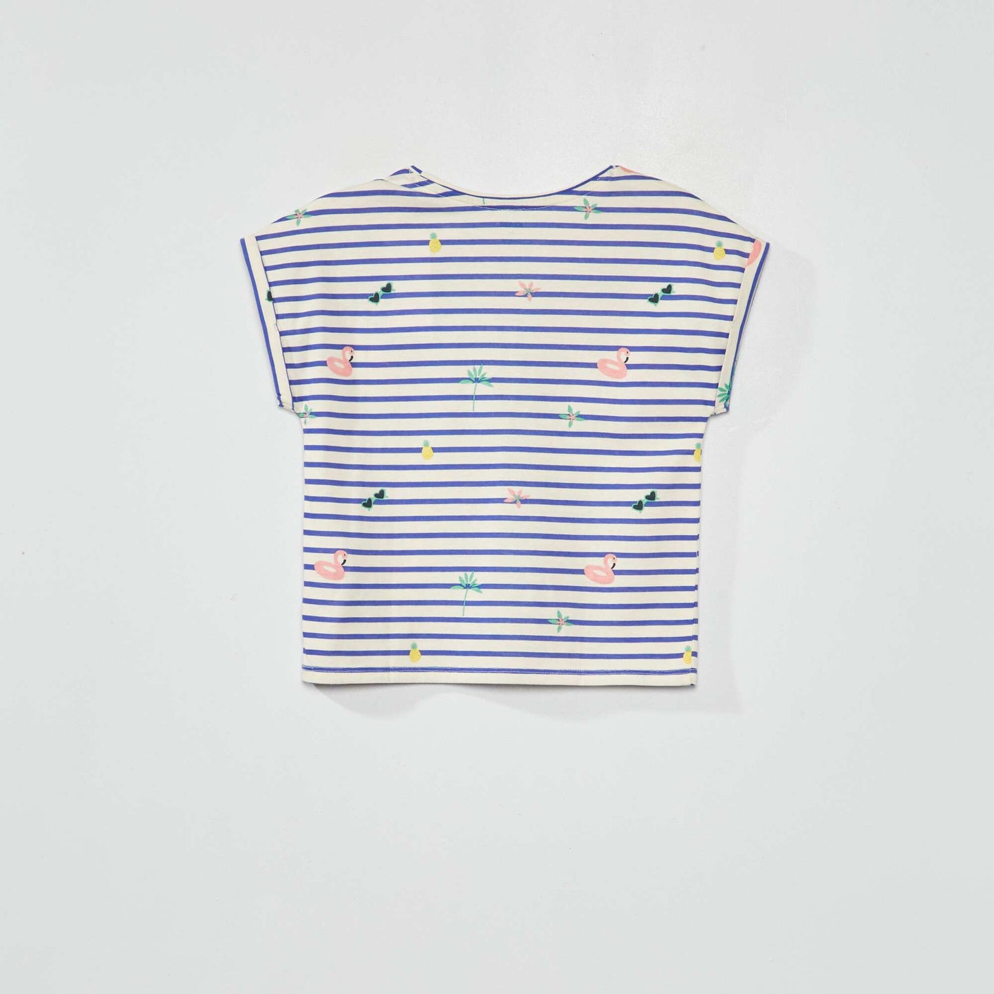 T-shirt imprim Beige