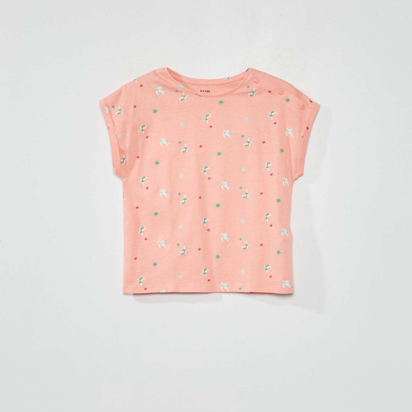 T-shirt imprim Rose