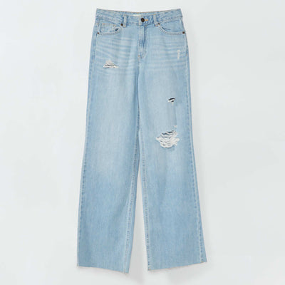 Jean wide leg Bleu