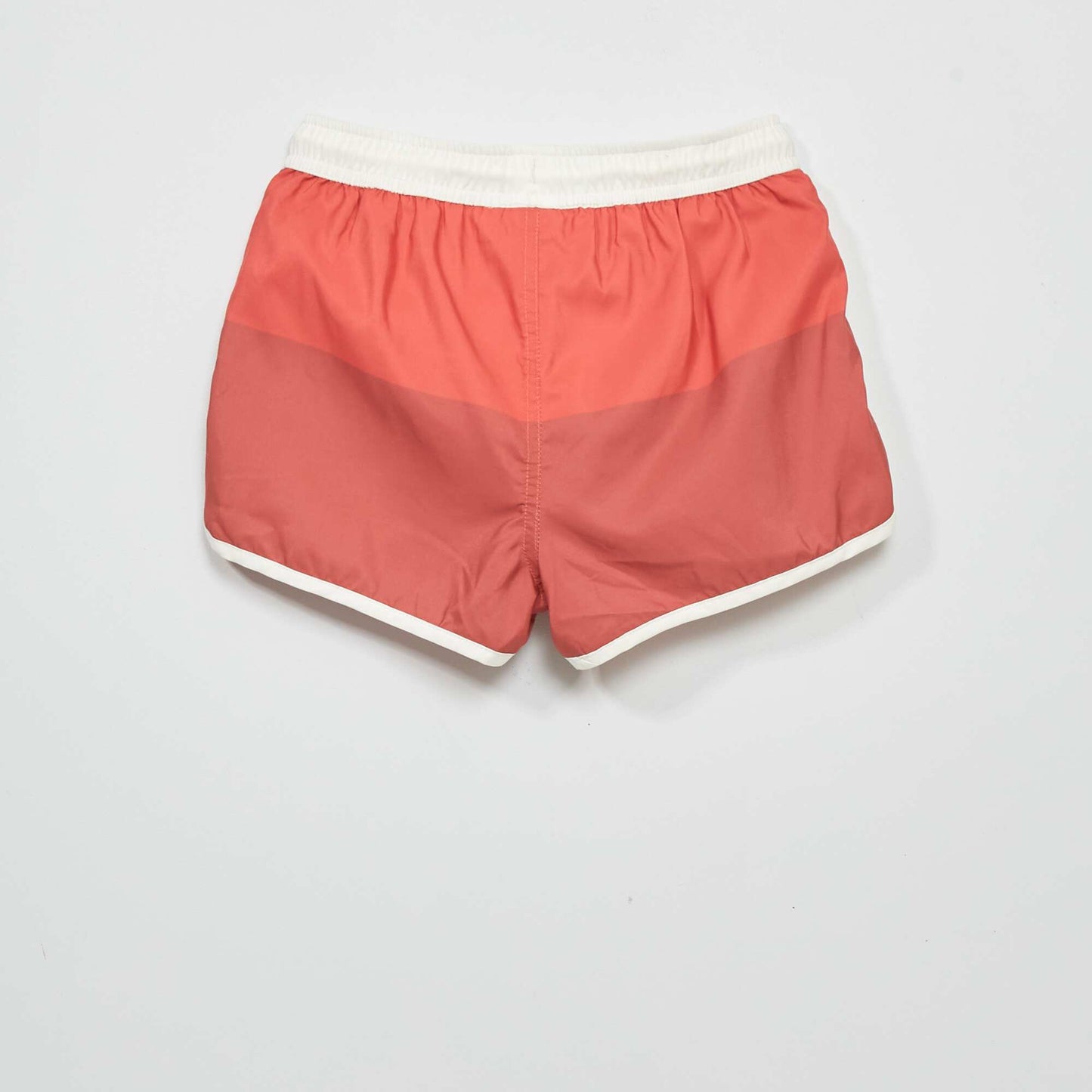 Boxer de bain tricolore Rouge