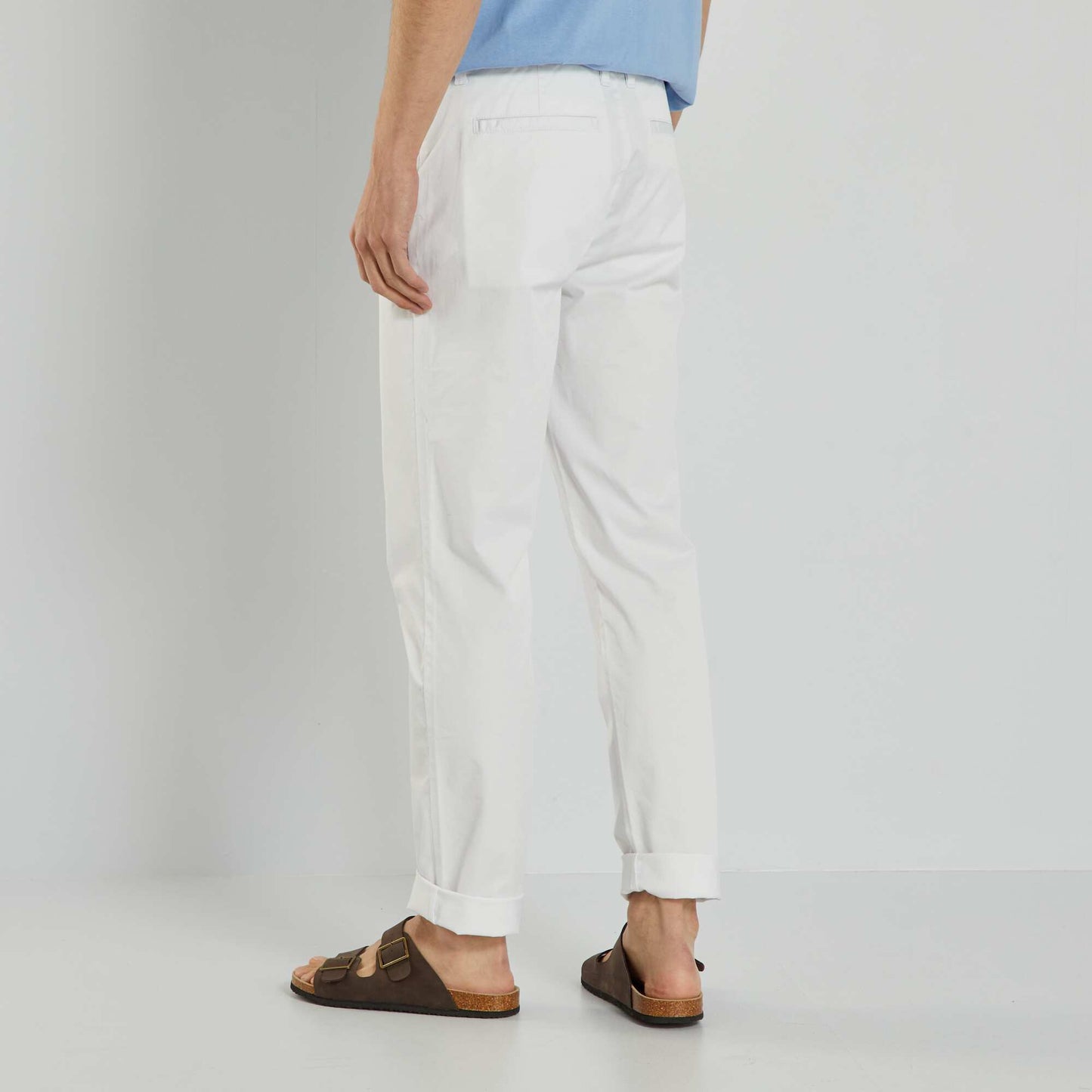 Chino slim - L32 blanc