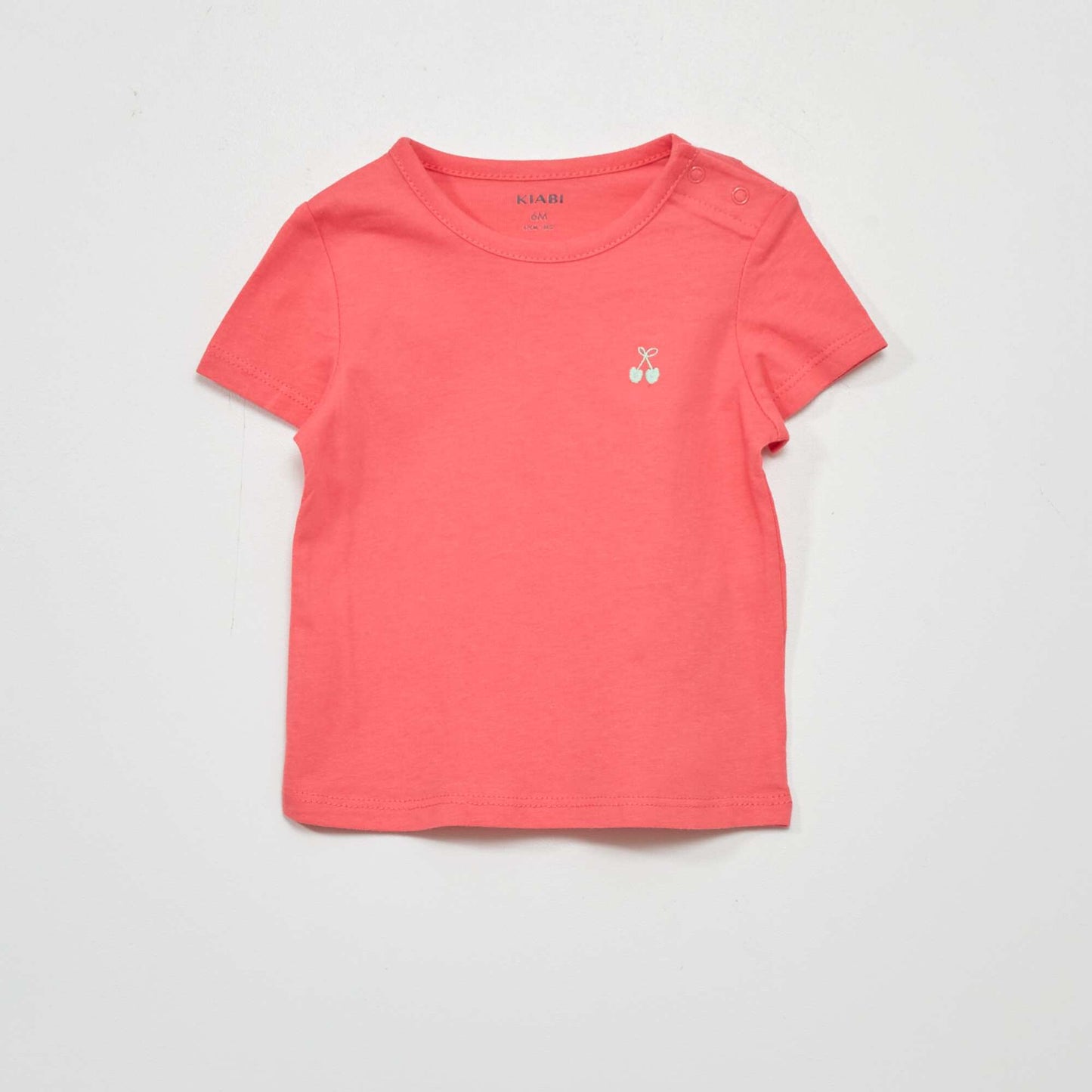 T-shirt manches courtes Vert/rose