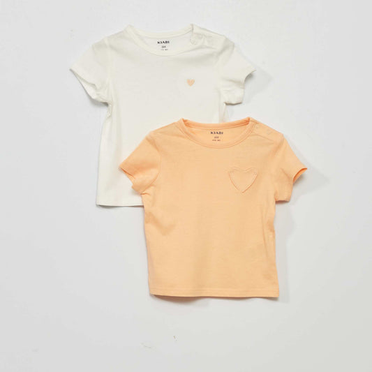 T-shirt manches courtes Orange