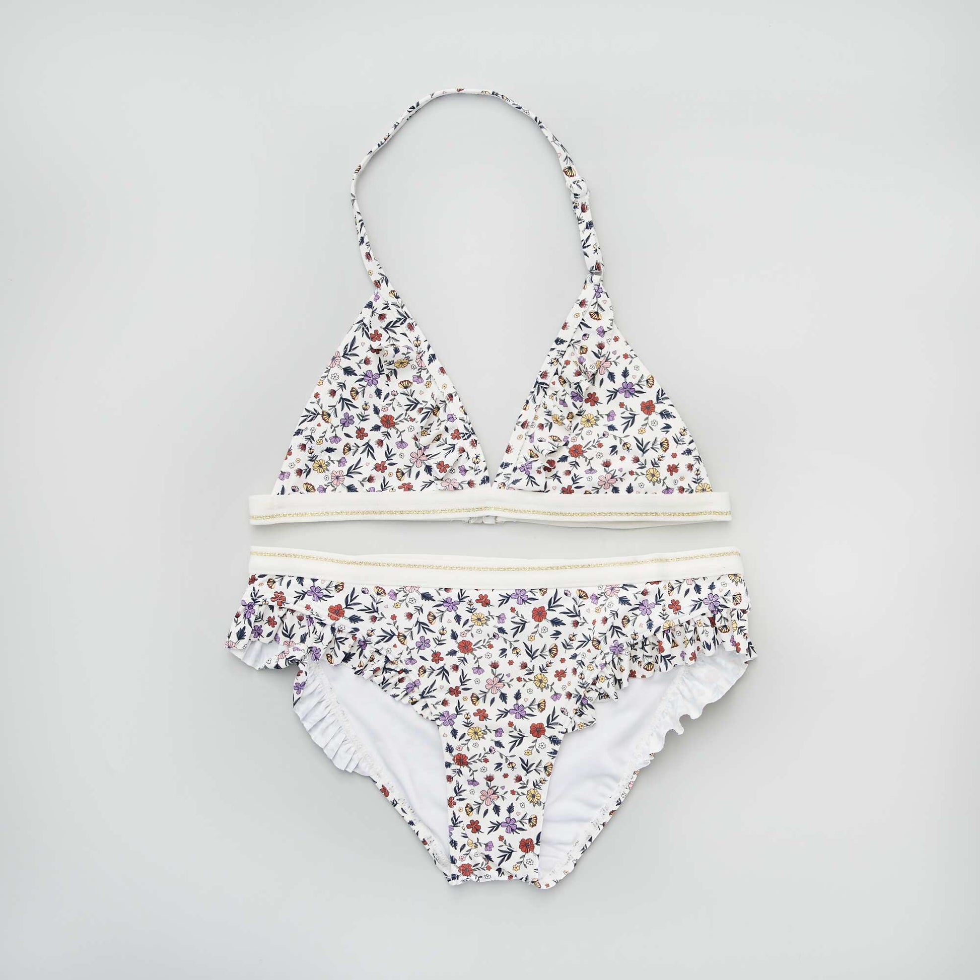 Maillot de bain imprim - 2 pi ces BLANC