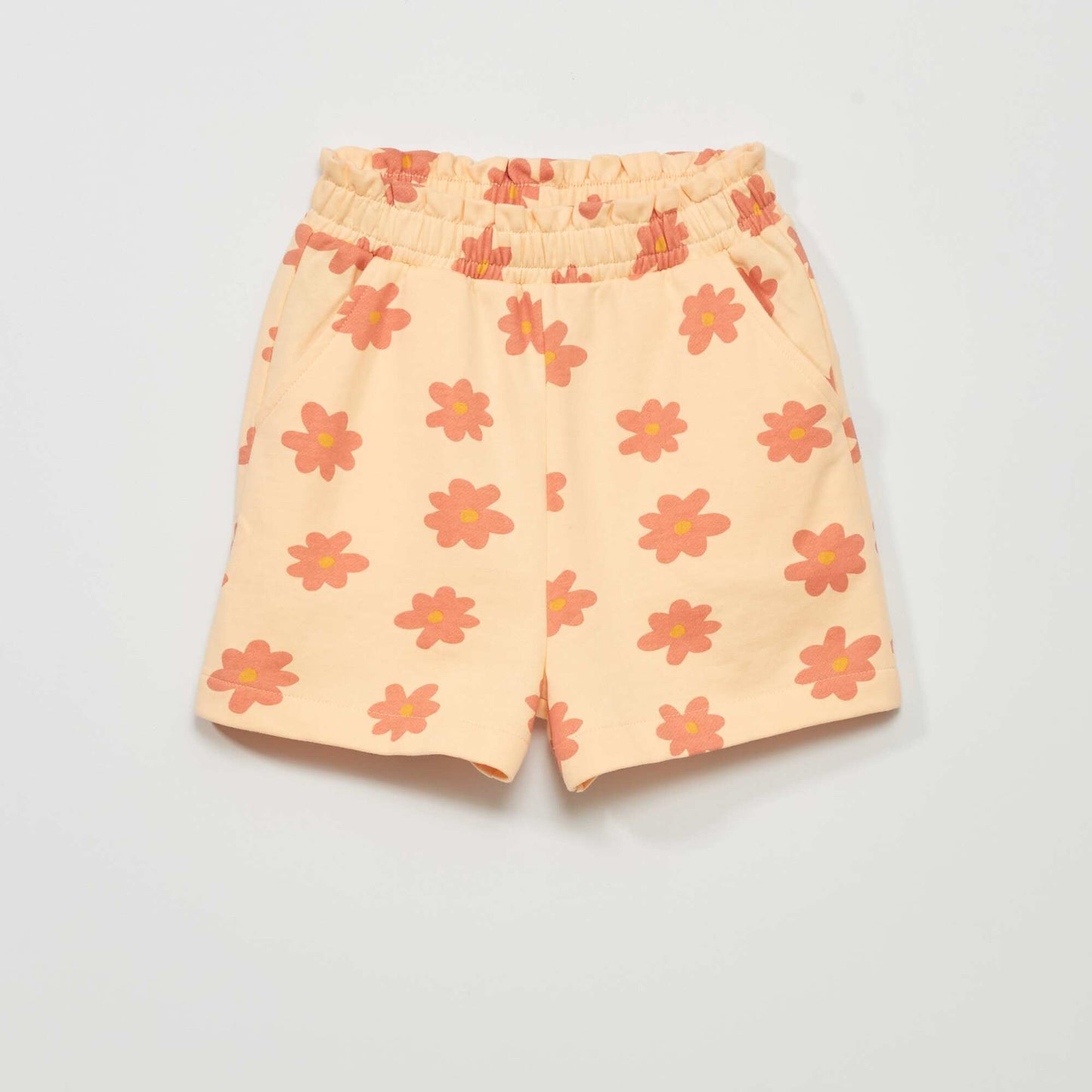 Short en molleton motif Orange