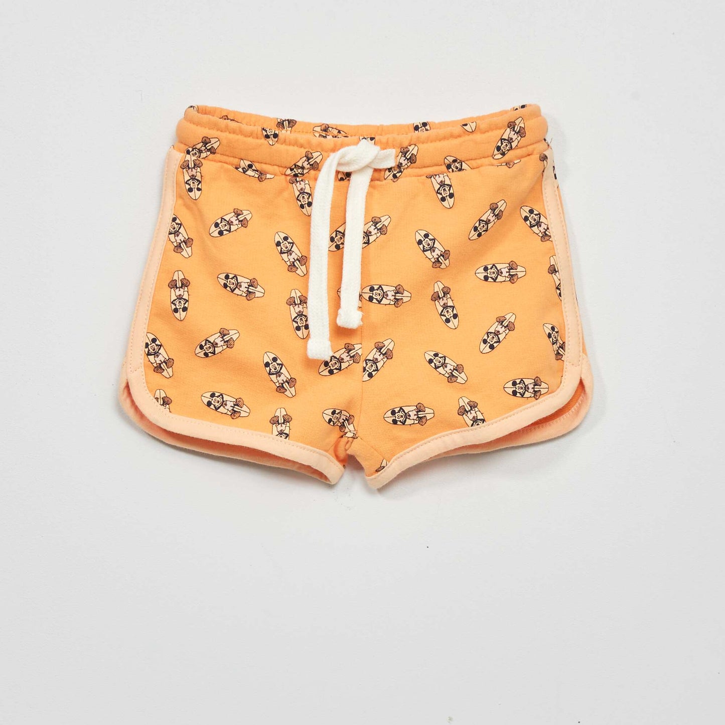 Short en french terry imprim 'Disney' Orange