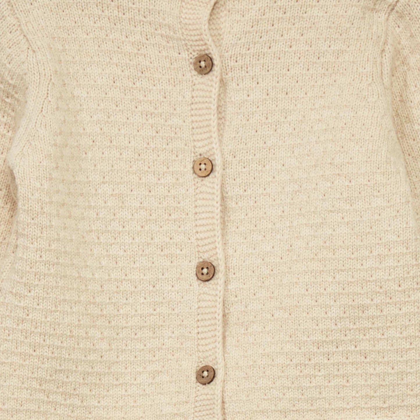 Gilet en maille fantaisie blanc