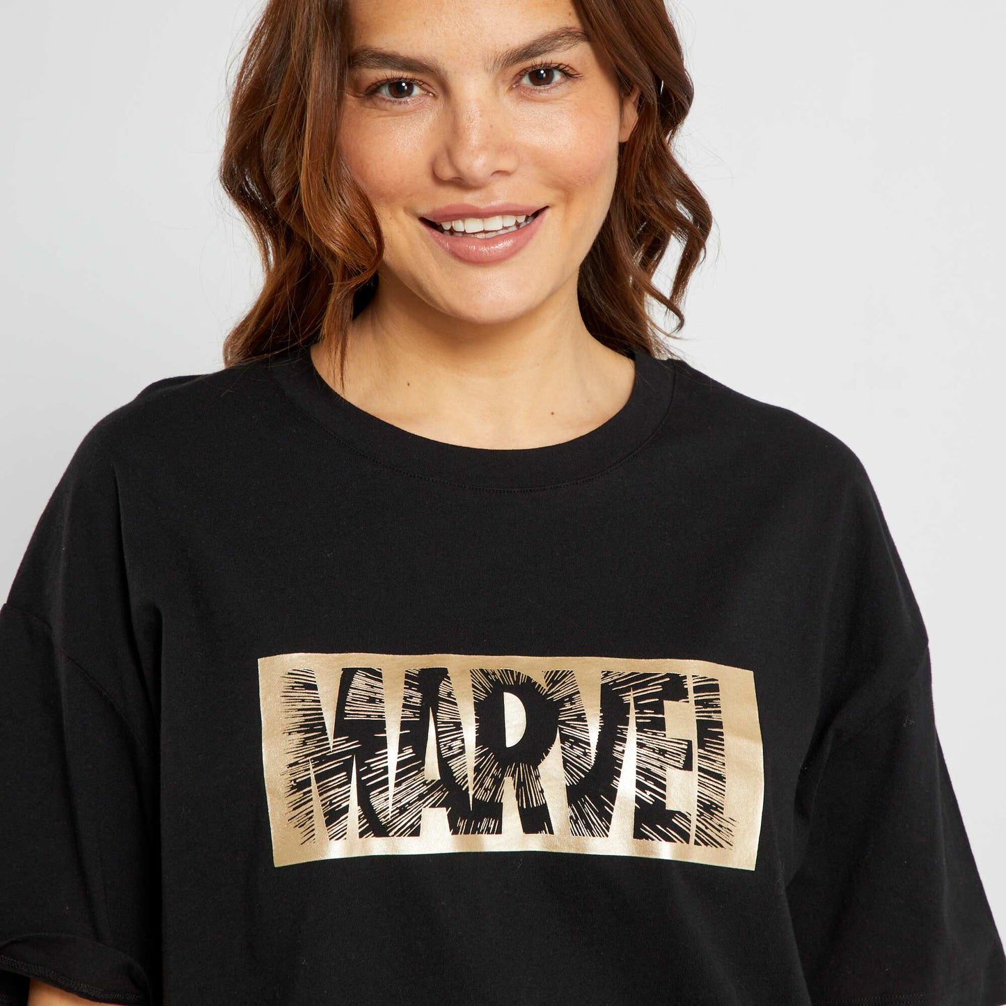 Ensemble pyjama short 'Marvel' - 2 pi ces Noir