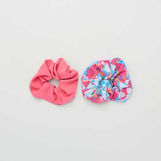 Lot de 2 chouchous Bleu/rose