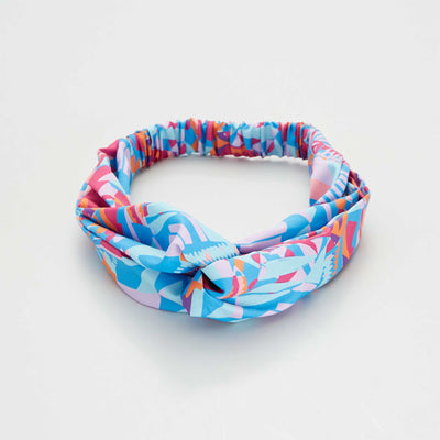 Bandeau avec n ud sur le dessus Multicolore