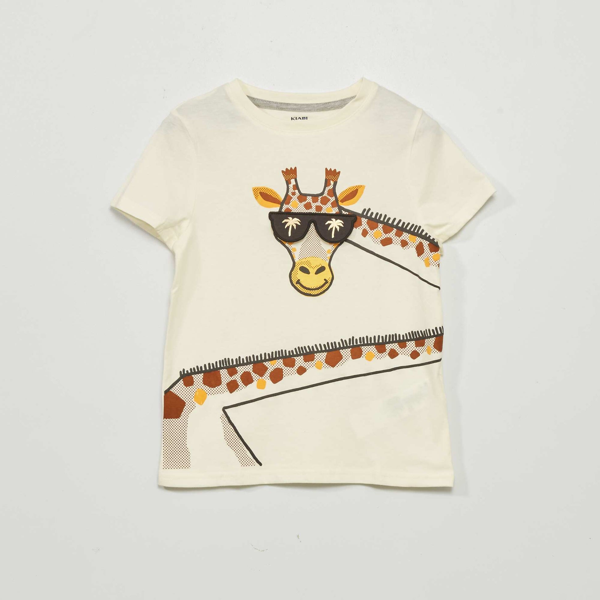 Tee-shirt imprim Blanc