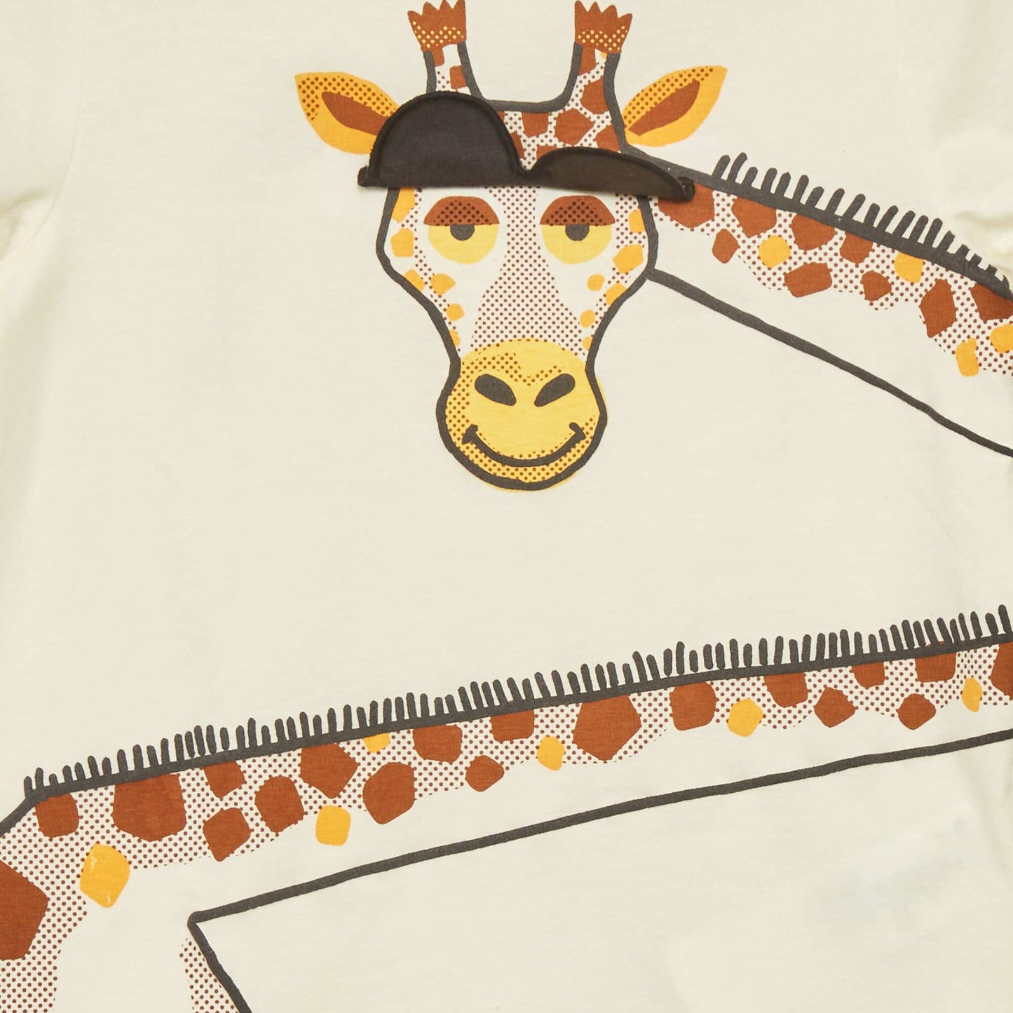 Tee-shirt imprim Blanc