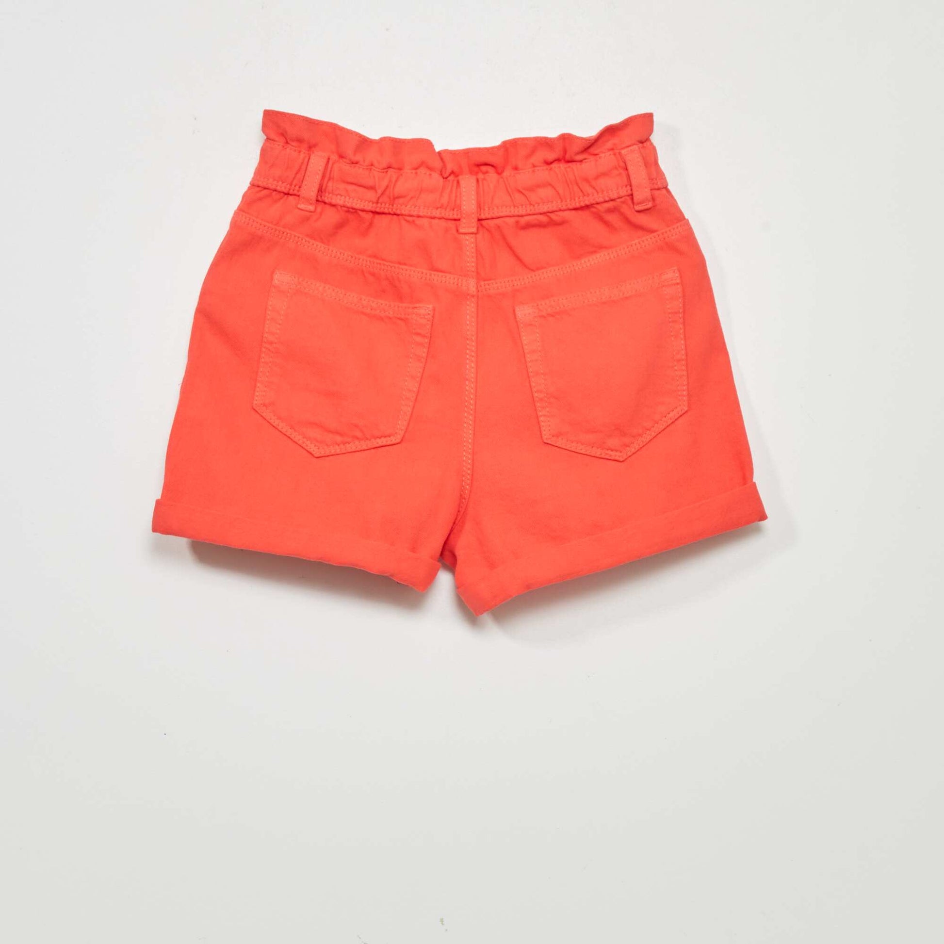 Short en jean Rouge