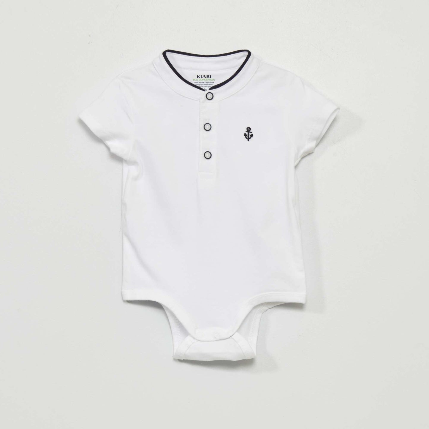 Body en maille jersey Blanc