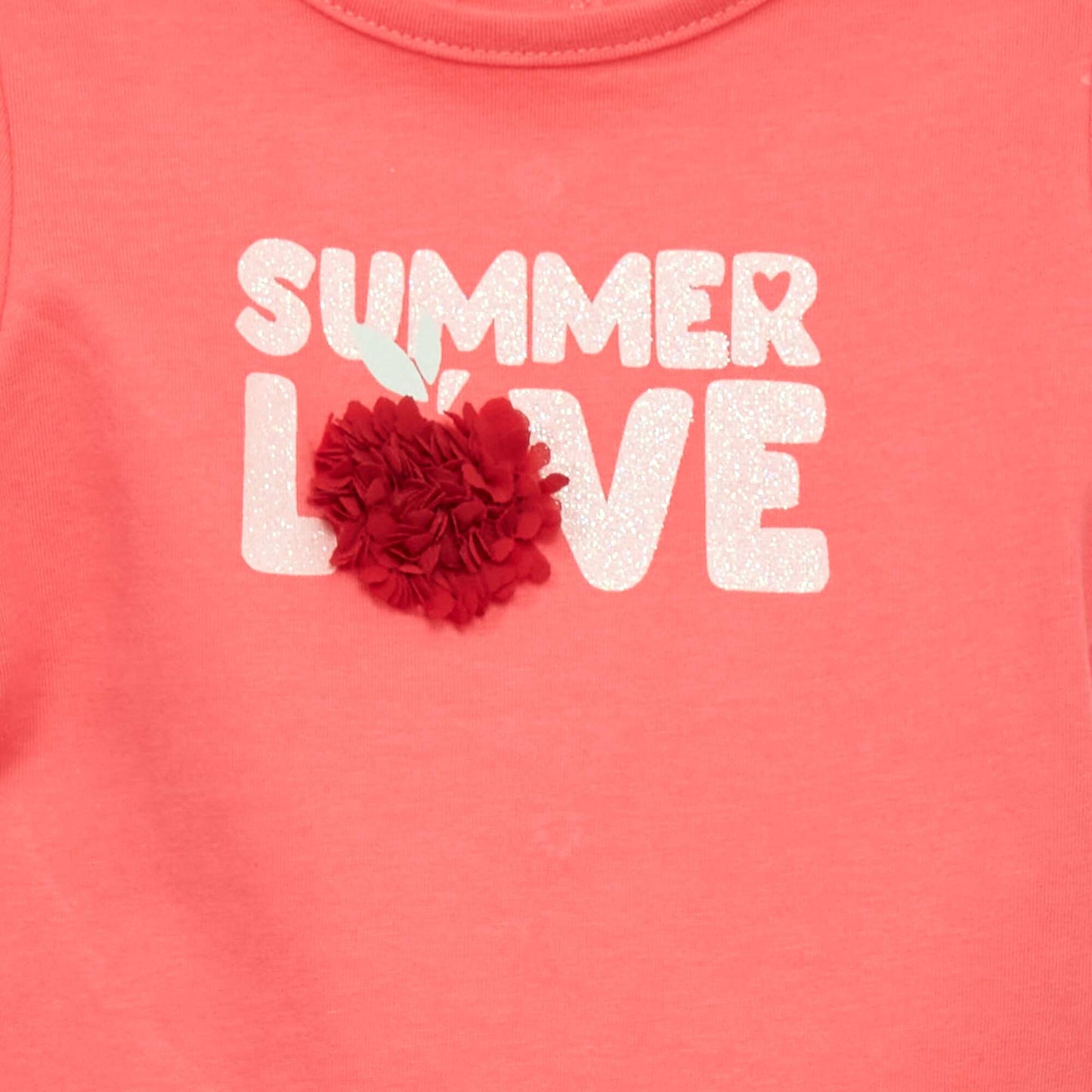 T-shirt imprim en jersey Rose