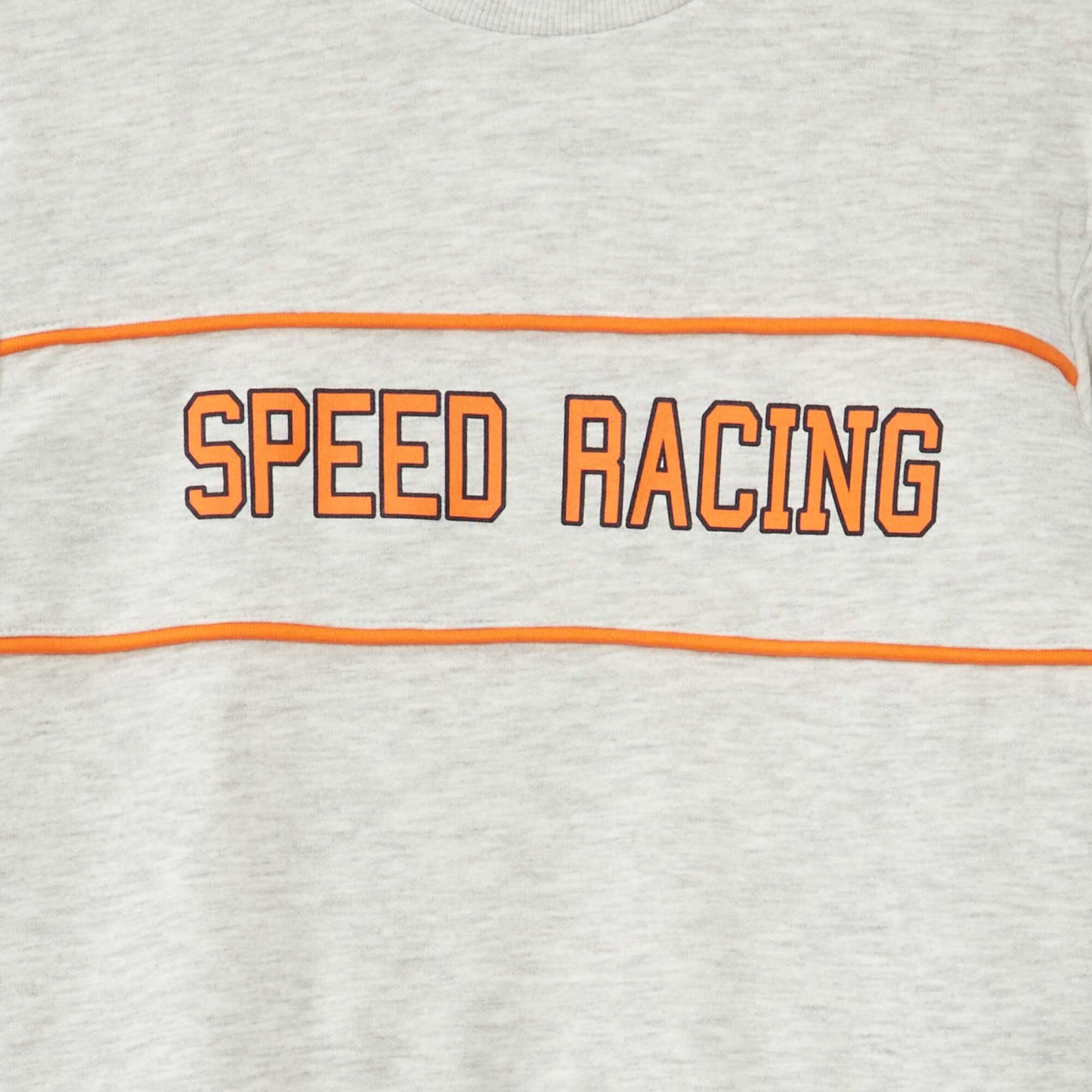 Sweat en molleton 'Speed Racing' Gris