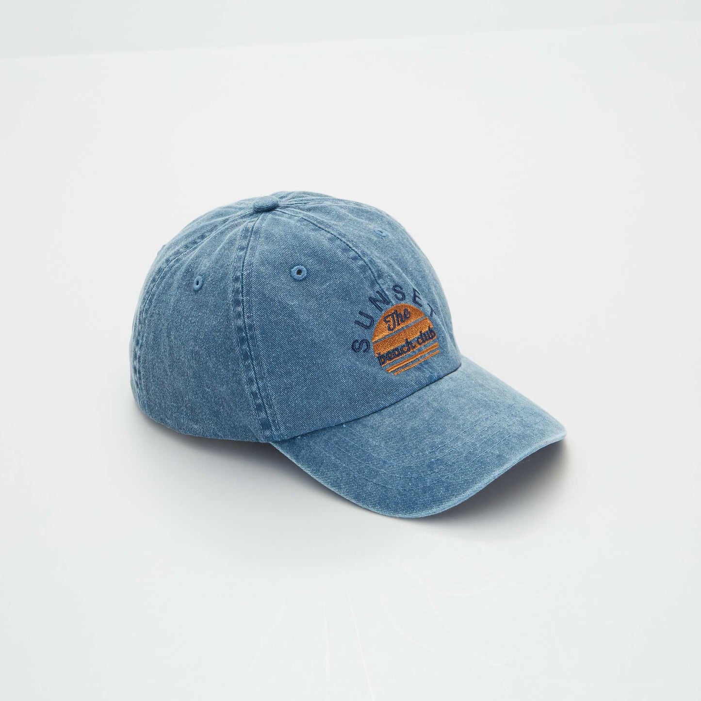 Casquette en toile bleu sombre