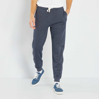 Pantalon jogging en molleton Bleu marine