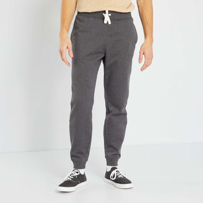 Pantalon jogging en molleton Gris