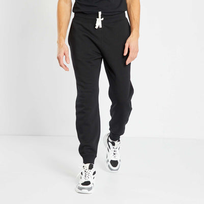 Pantalon jogging en molleton noir