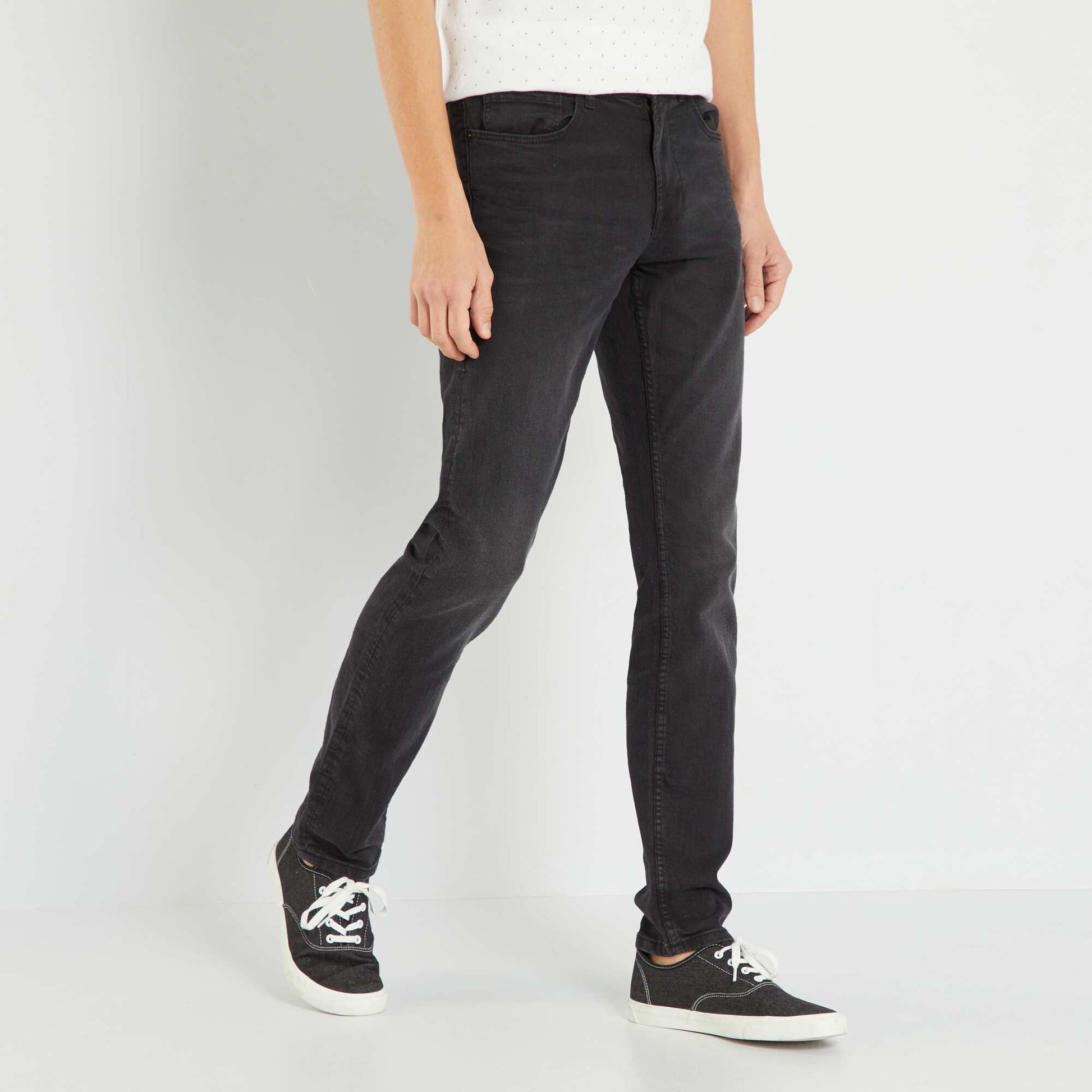 Jean slim - L32 Gris fonc