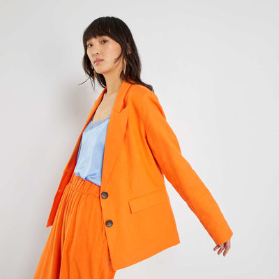 Veste l g re Orange