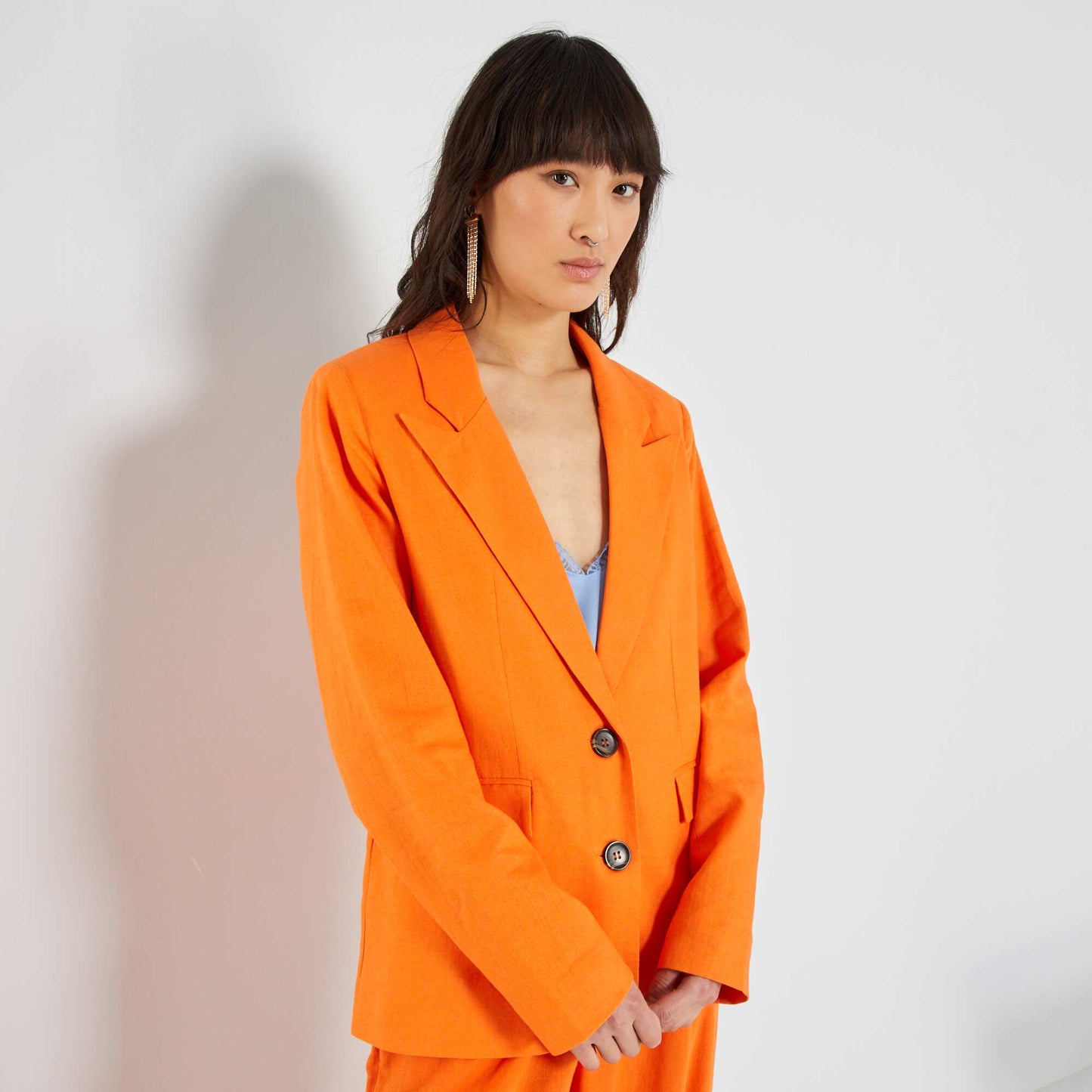 Veste l g re Orange