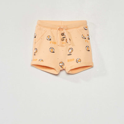 Short en french terry Orange