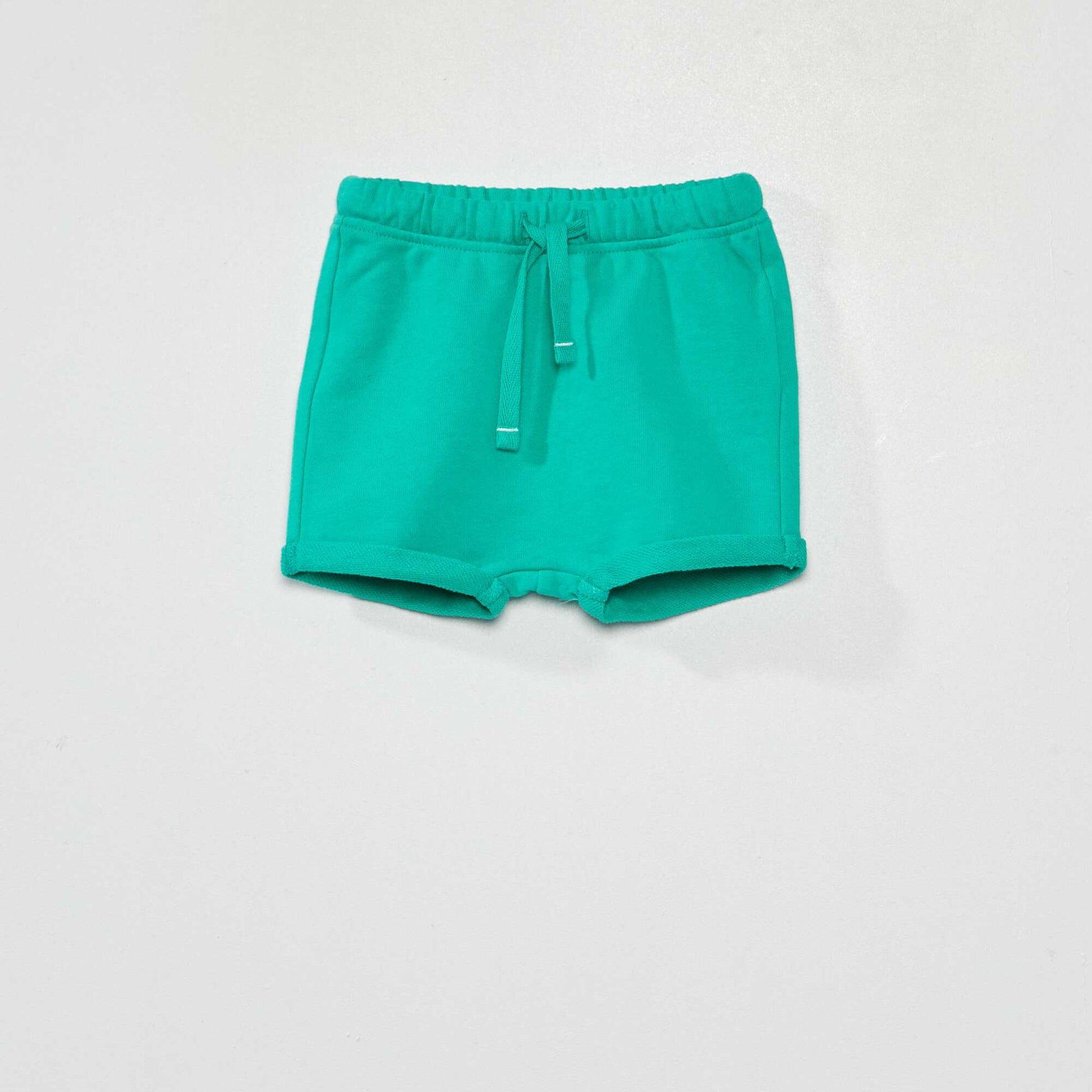 Ensemble d bardeur imprim + short en french terry Vert