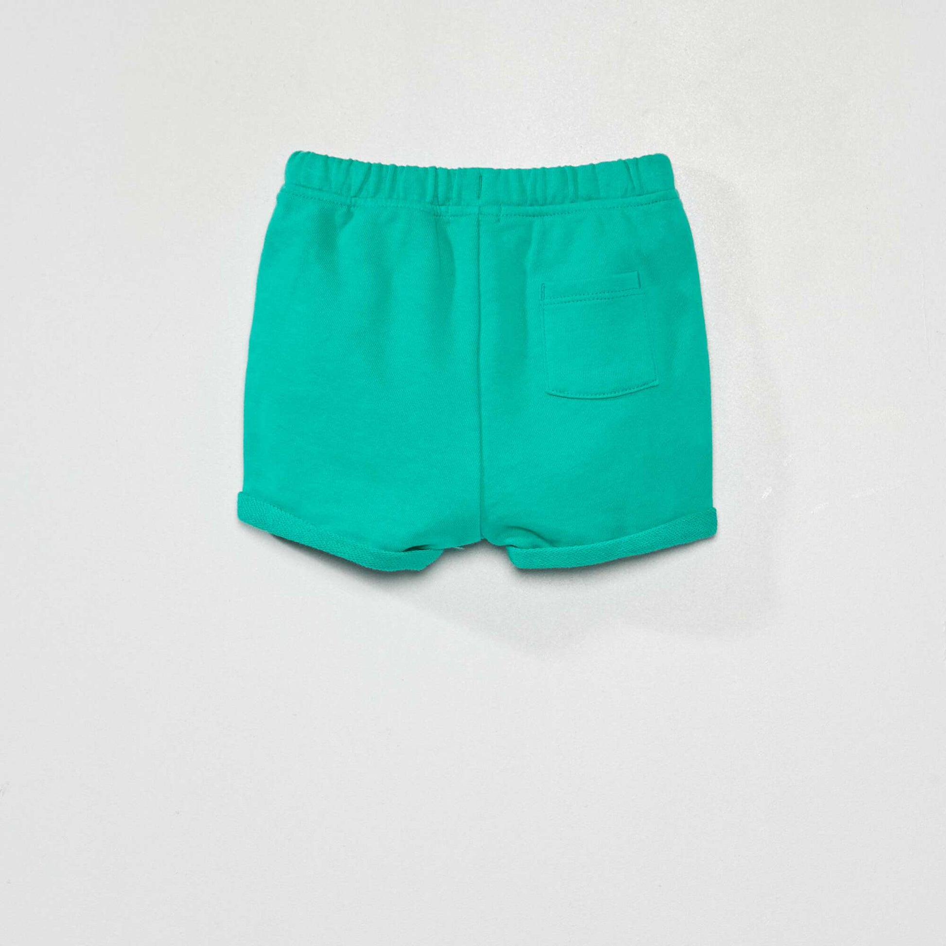 Ensemble d bardeur imprim + short en french terry Vert