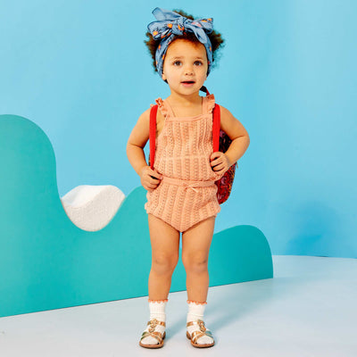 Ensemble en maille fantaisie - 2 pi ces Beige orang