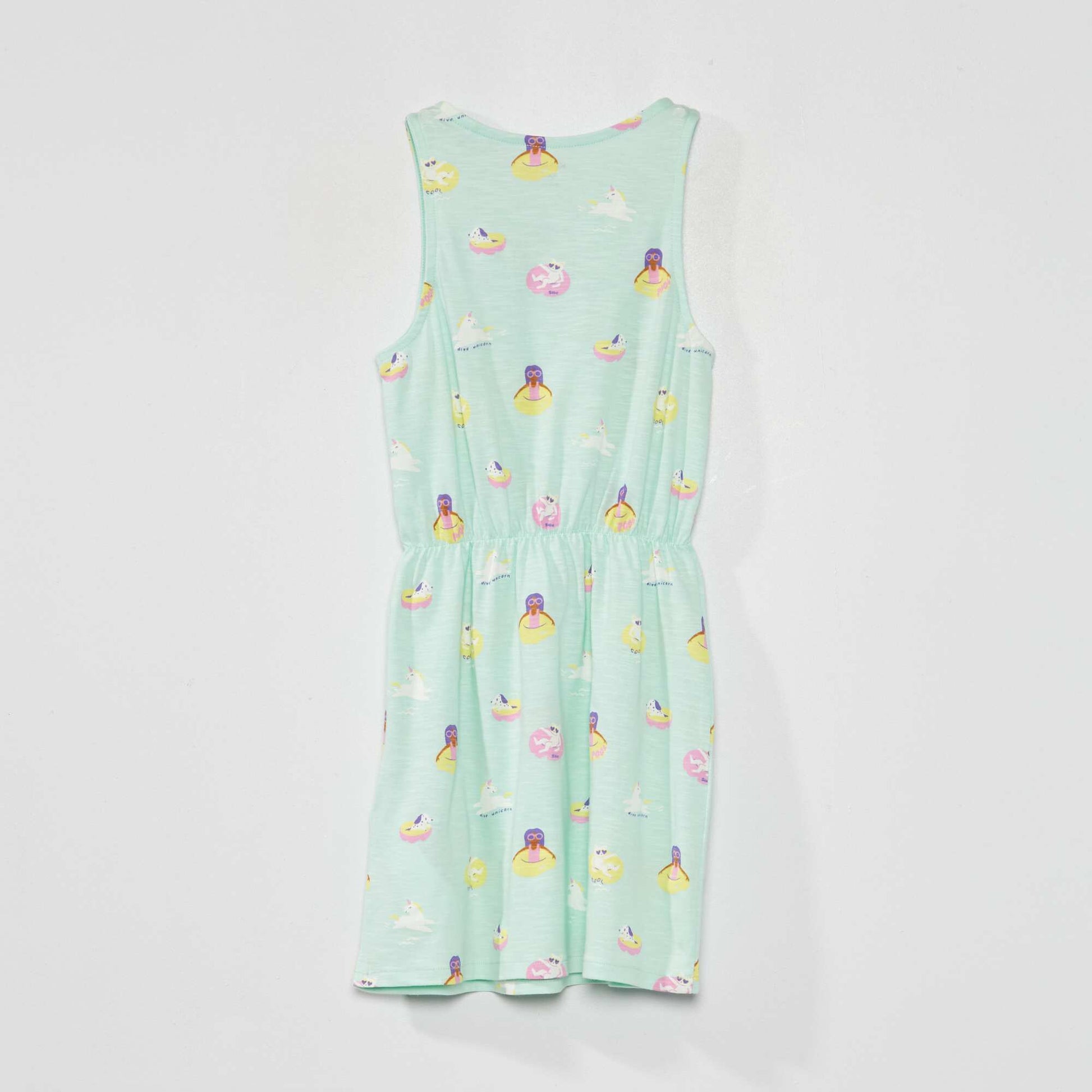 Robe cintr e avec imprim fantaisie Vert