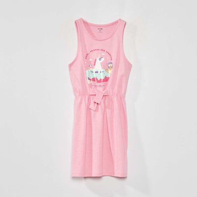 Robe cintr e avec imprim fantaisie Rose