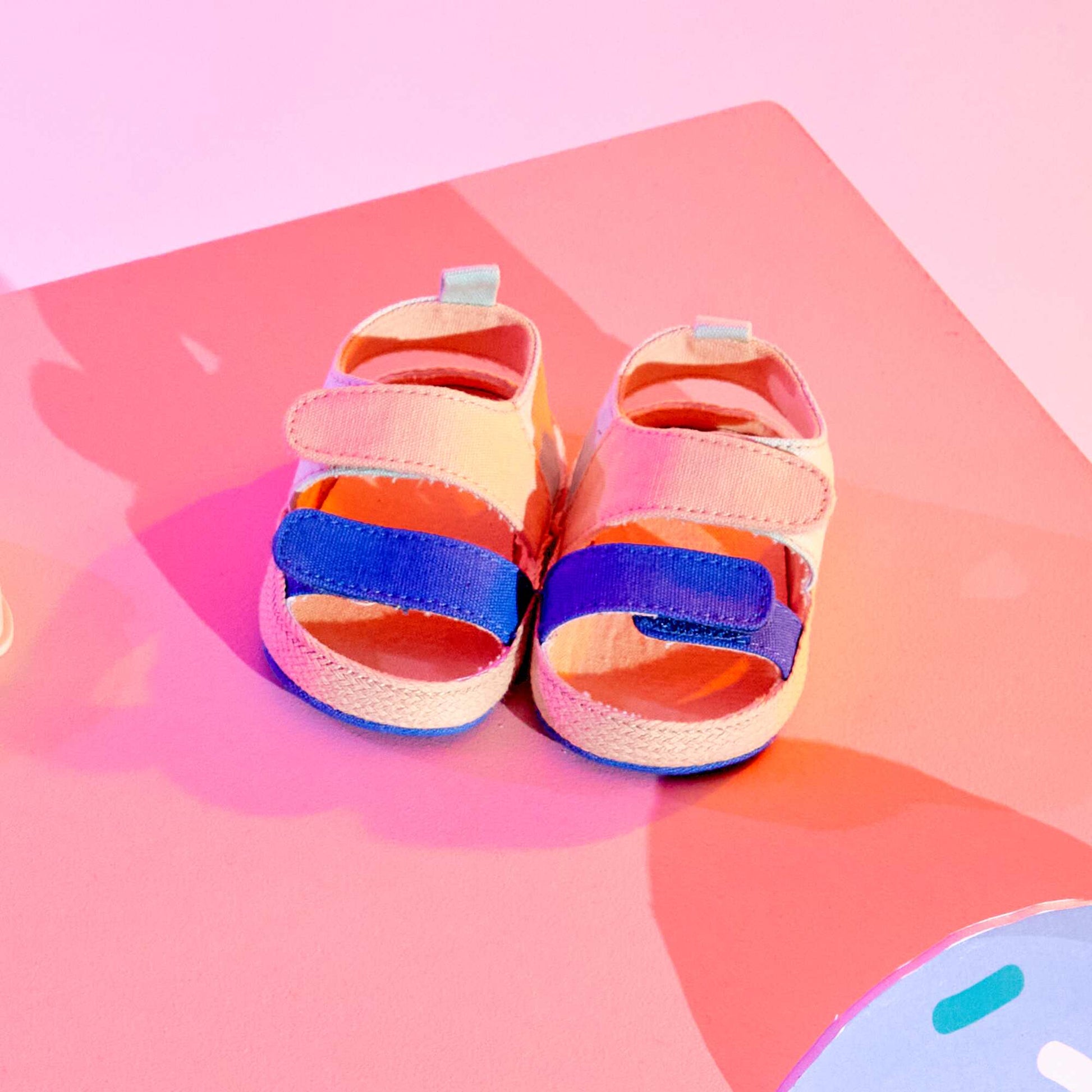 Sandales scratchs Multicolore