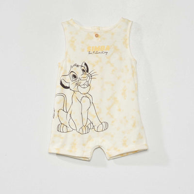 Barboteuse tie and dye 'Simba' Jaune 'Simba'