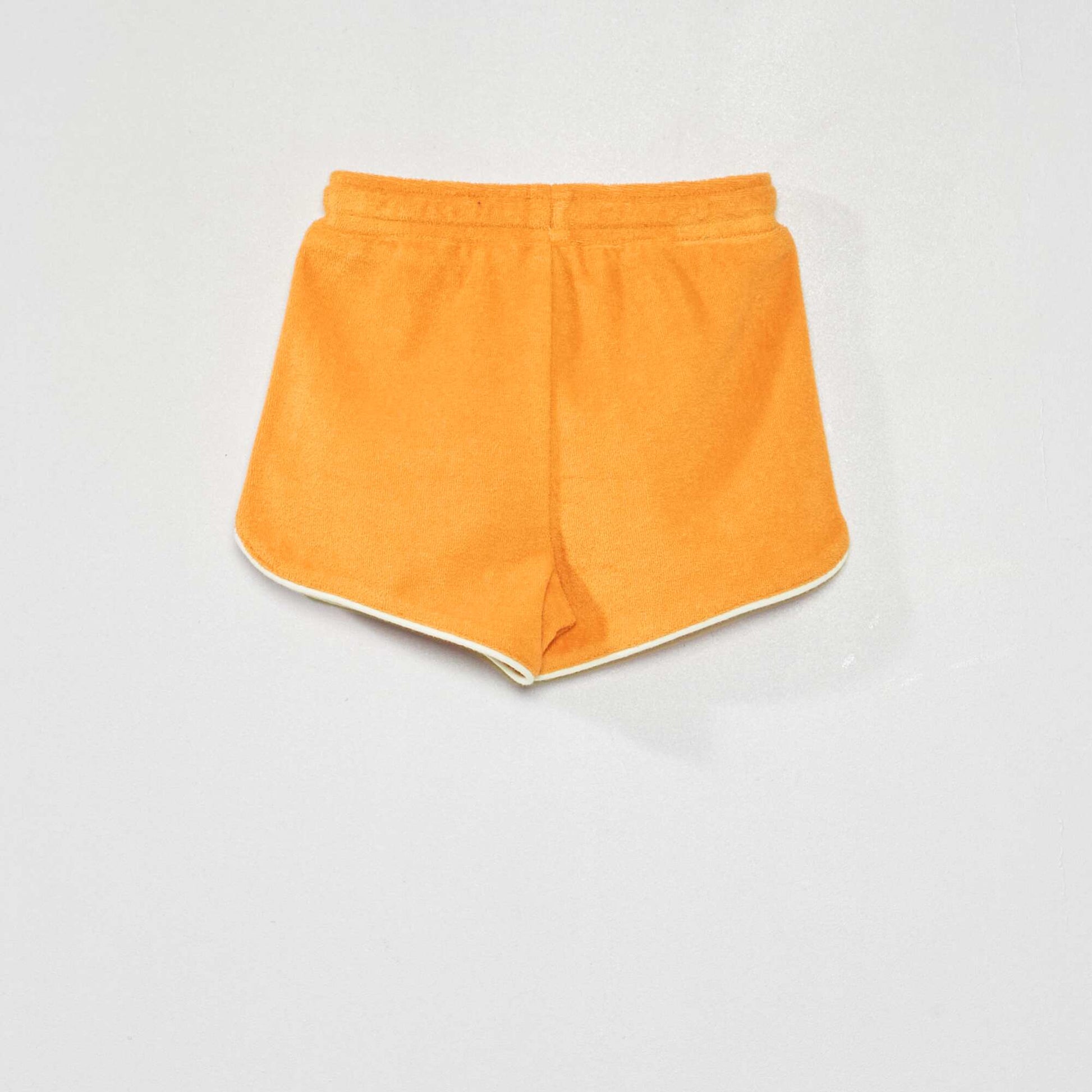 Short en maille ponge Orange
